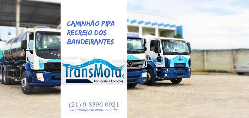 Caminhao Pipa no Recreio dos Bandeirantes Rj