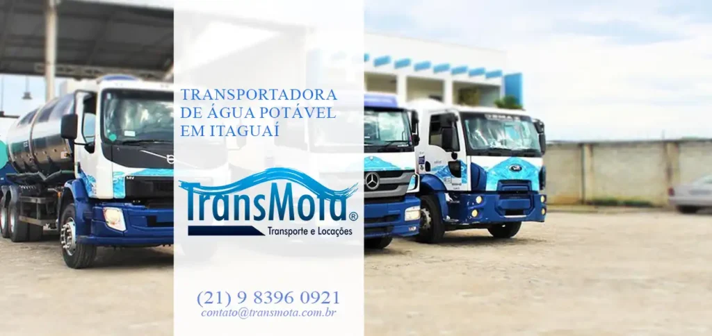 Transportadora de Água Potável em Itaguaí