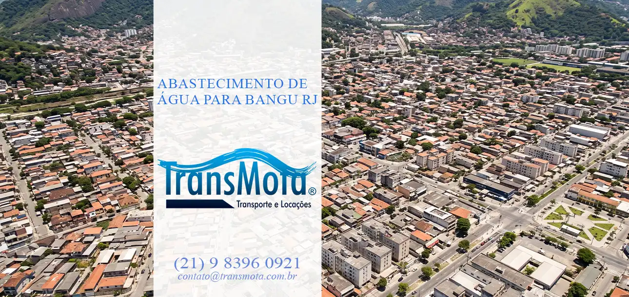Abastecimento de Água para Bangu RJ